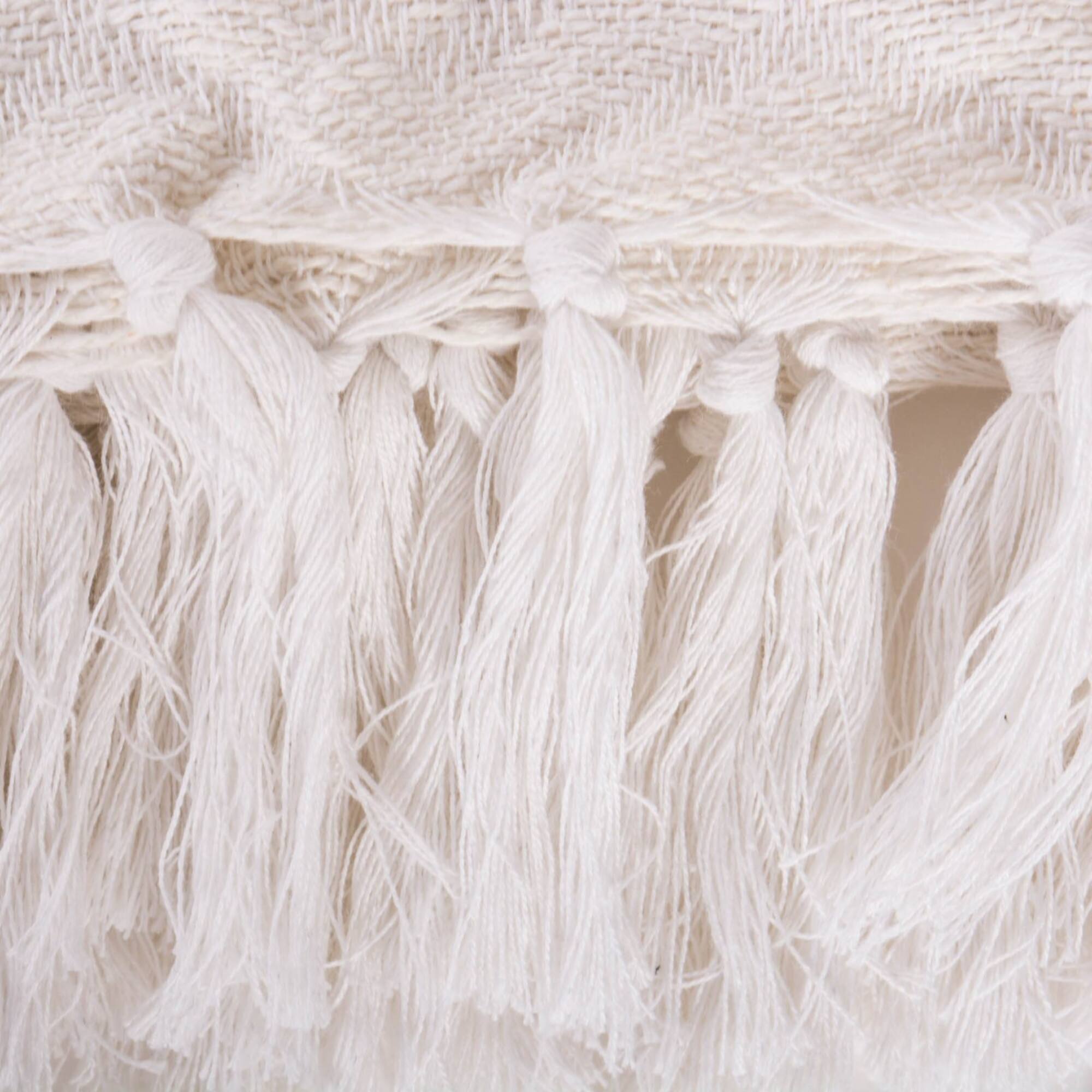 DII® White Hexagon Throw